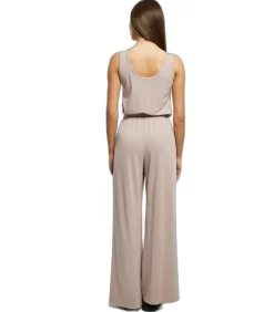 Urban Classics Mouwloze jumpsuit modal grote maten vrouwen pink Discount
