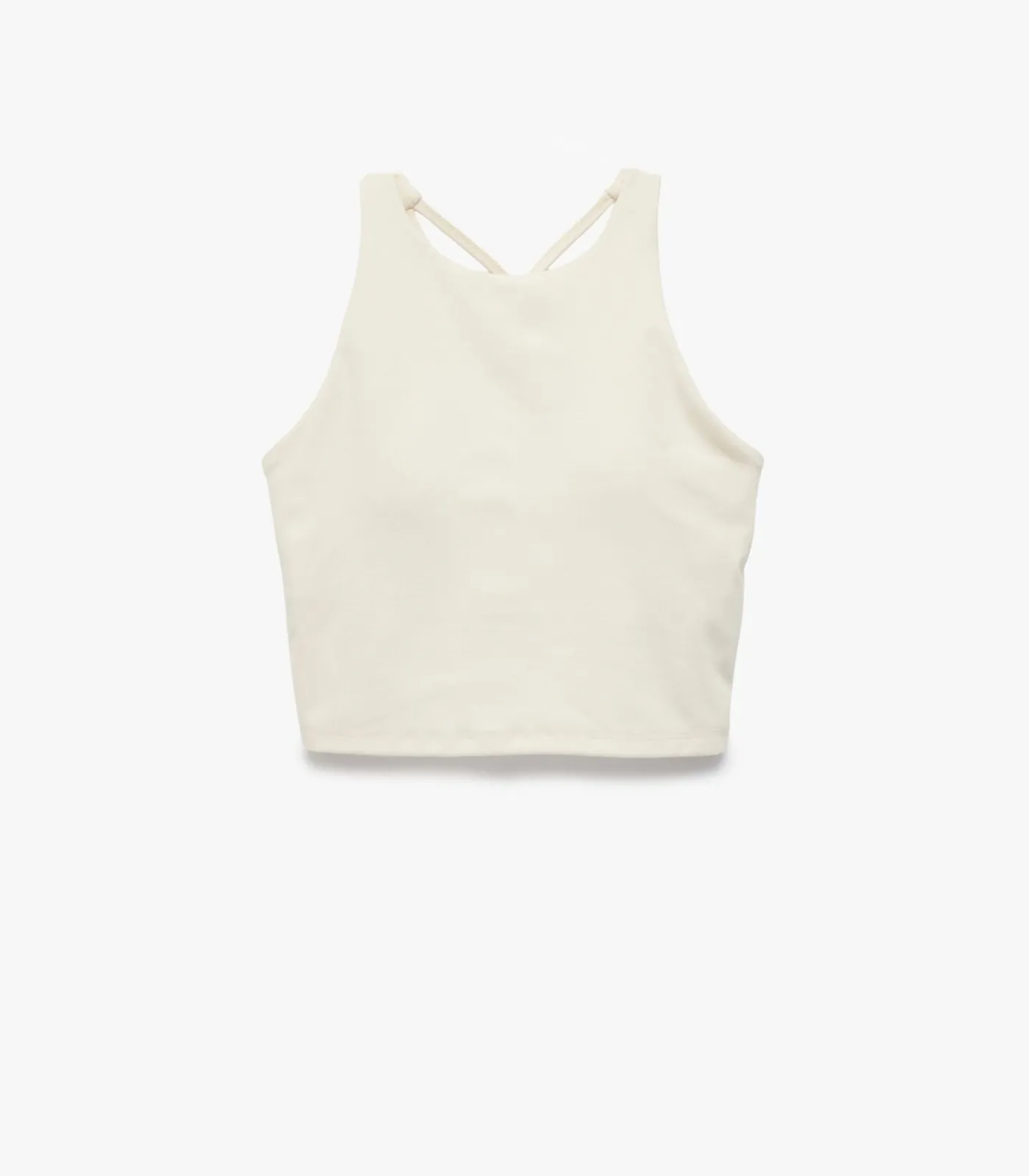 Koton Mouwloze Sporttop Met Kruisbanden white Discount