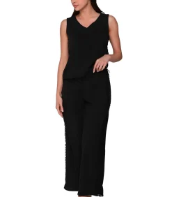 LUNA Mouwloze top Bliss black Outlet