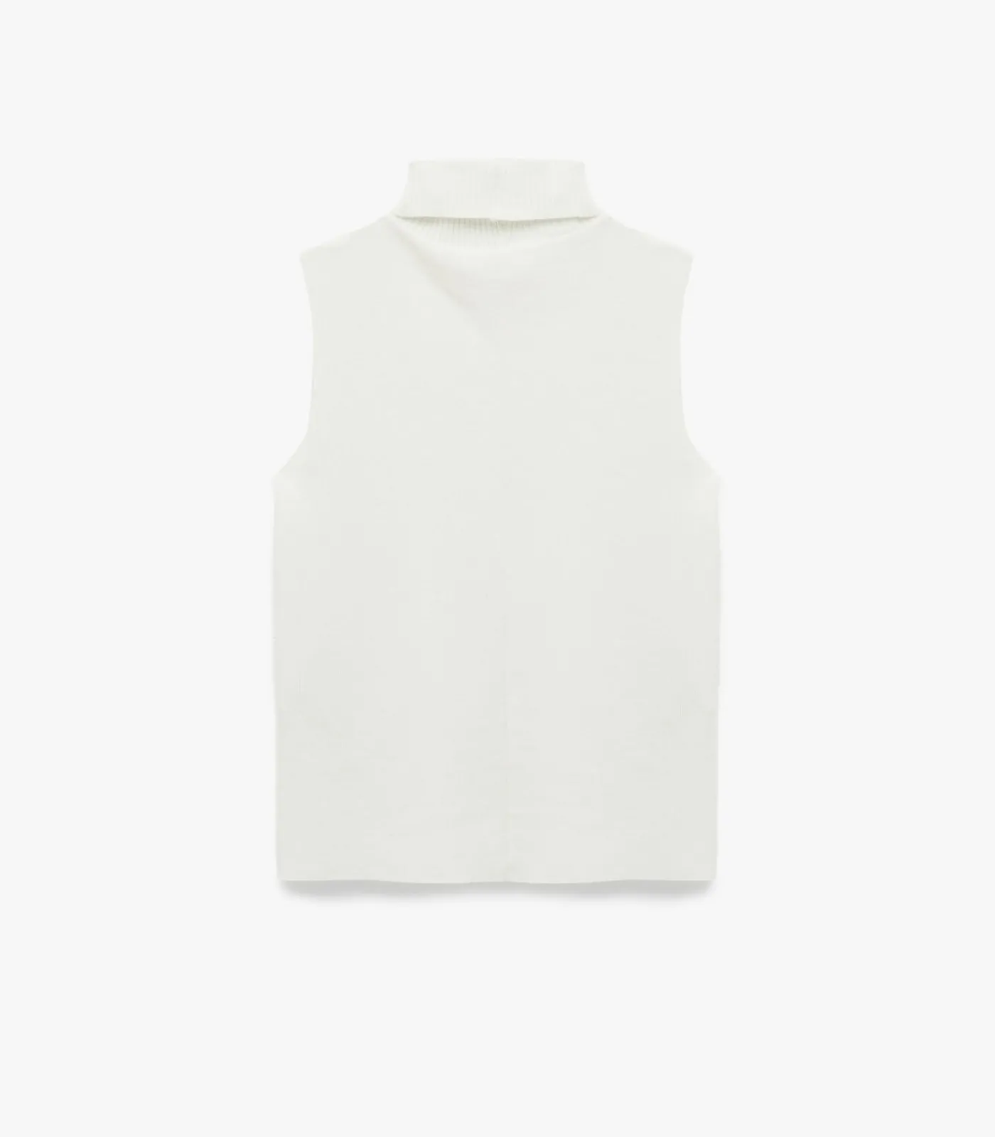 Koton Mouwloze Top Coltrui Ecru white Discount