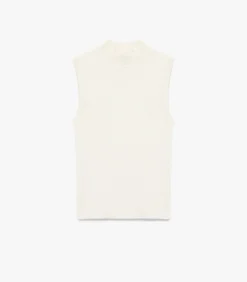 Koton Mouwloze Trui Met Schittering En Hoge Kraag white New