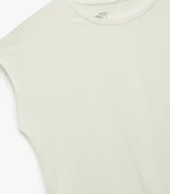 Koton Mouwloze T-shirt Ronde Hals Modal beige New