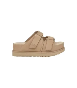 UGG Muil van Goldenstar Hi suède beige Outlet