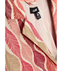 J&JOY jumpsuit met korte mouwen, bloemenprint en strik aan de taille multicolor Clearance