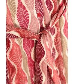 J&JOY jumpsuit met korte mouwen, bloemenprint en strik aan de taille multicolor Clearance