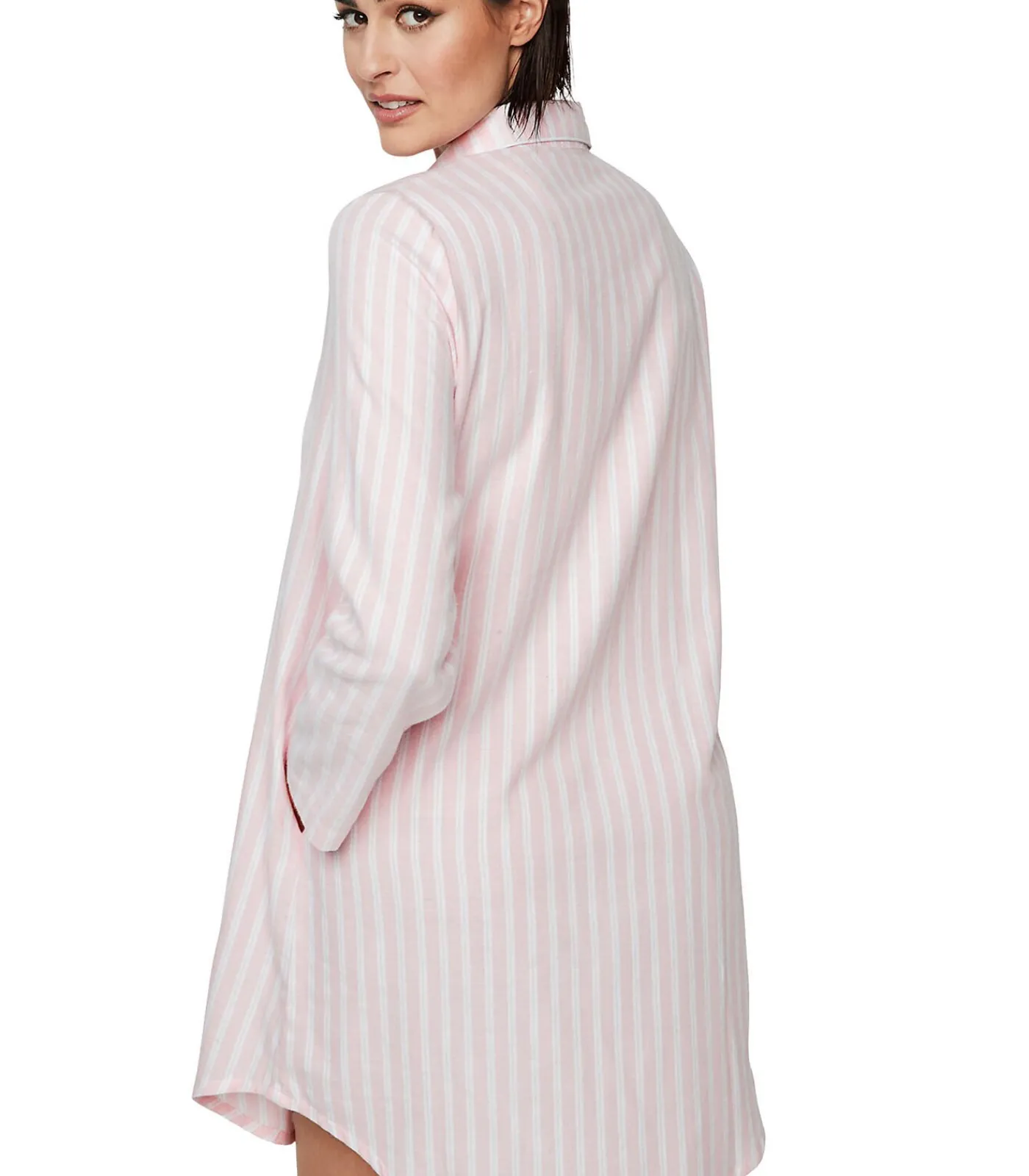 SELMARK Nachthemd met lange mouwen P105 OXFORD pink