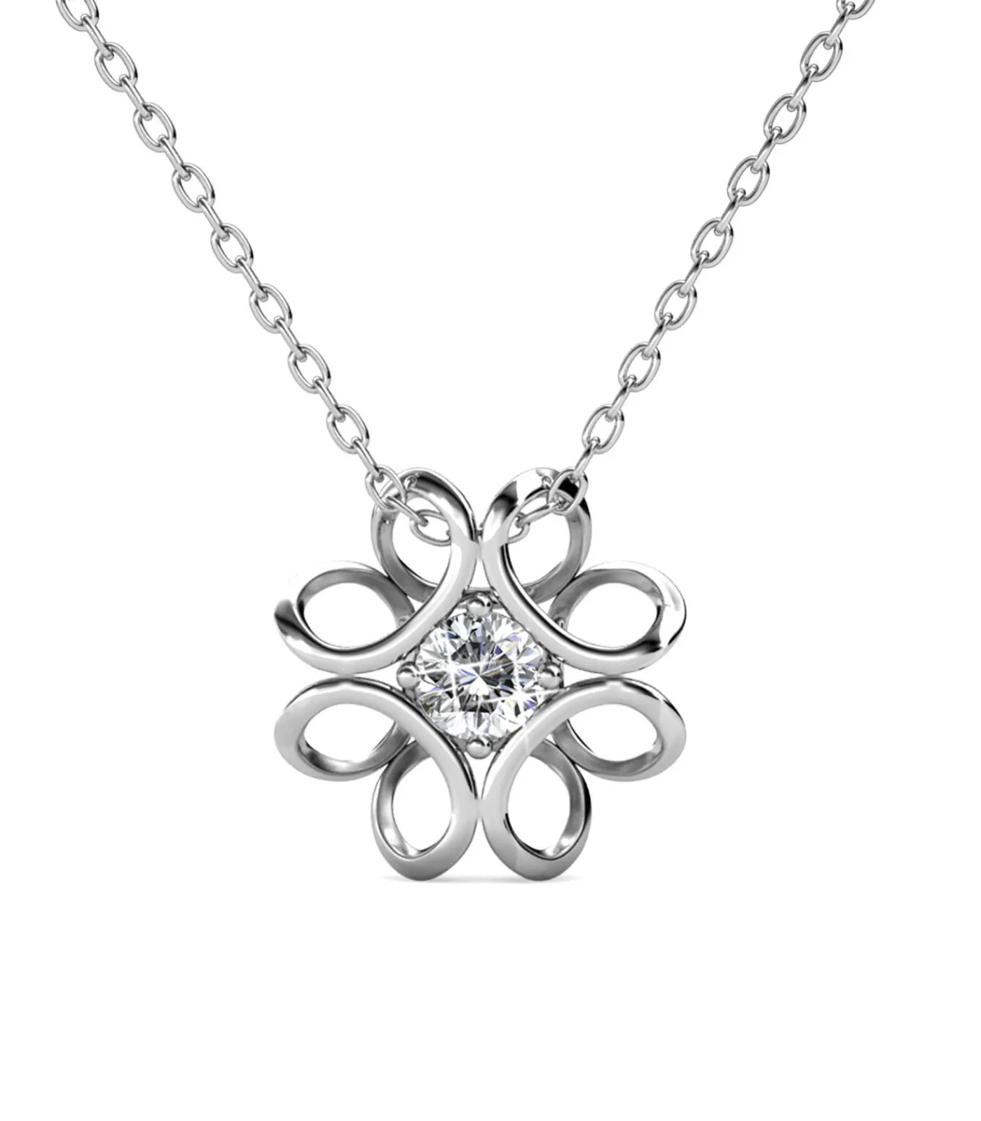 MYC-Paris Narcishangers, Oostenrijks kristal silver/white Discount