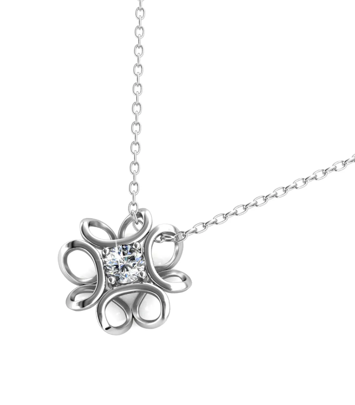MYC-Paris Narcishangers, Oostenrijks kristal silver/white Discount