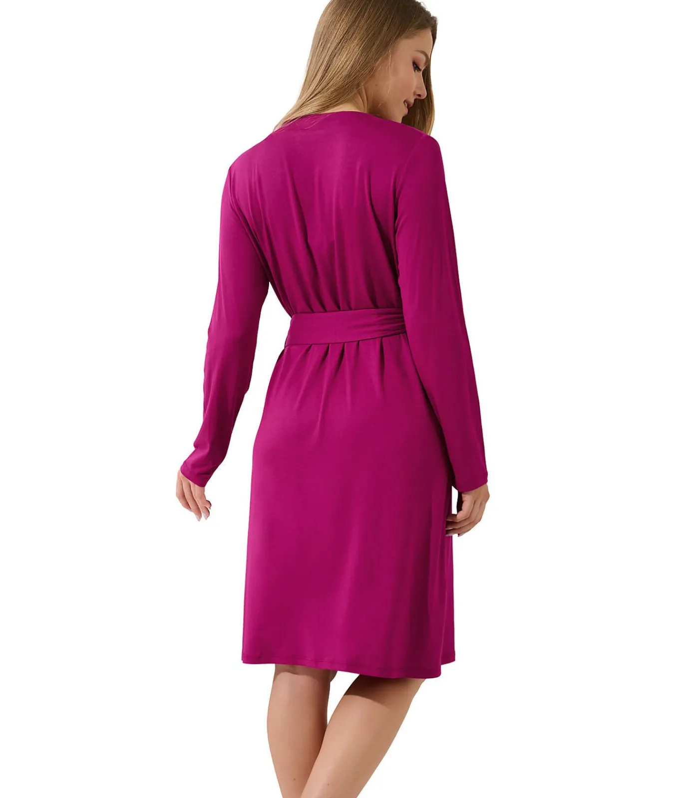 LISCA Negligé met lange mouwen Evelyn purple New