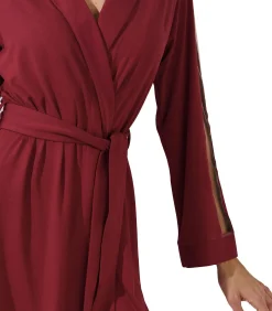 LISCA Negligé met lange mouwen Gloriosa red Hot