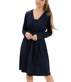 LISCA Negligé met lange mouwen Mirabelle blue Hot
