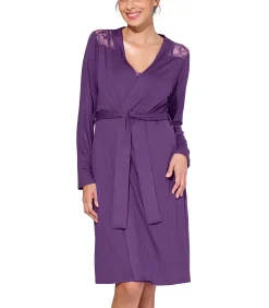 LISCA Negligé met lange mouwen PATRICIA purple Discount