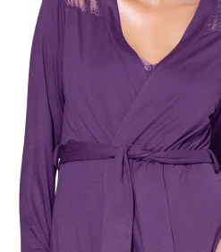 LISCA Negligé met lange mouwen PATRICIA purple Discount