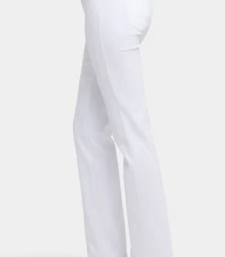 NYDJ No Gapper™ Marilyn Straight Jeans in Petite in Sure Stretch® Denim met Gestreepte Stretch white Online