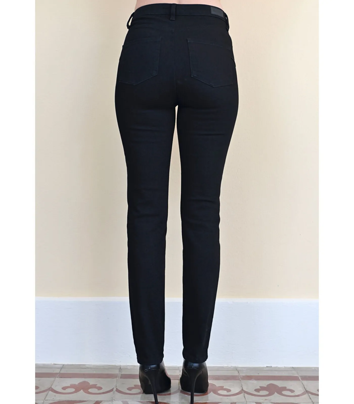 BLEU D'AZUR NOAH Slim fit jeans in intens zwart rock black Discount