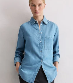 Marc O'Polo Normale spijkerblouse blue Sale