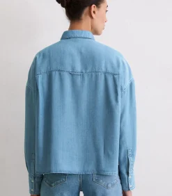 Marc O'Polo Normale spijkerblouse blue Outlet