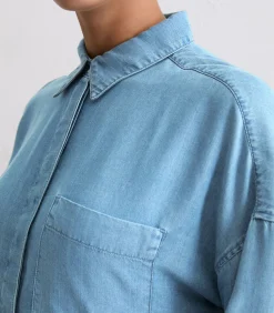 Marc O'Polo Normale spijkerblouse blue Outlet