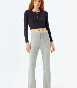 Koton Normale taille Normaal mouw Pyjama'S Gebreide Onderkleding gray New