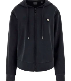 GUESS Olympe Full Zip Hoodie Sweatsh black