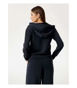 GUESS Olympe Full Zip Hoodie Sweatsh black