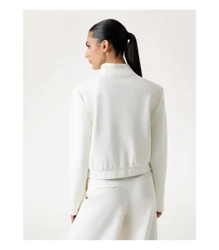 GUESS Olympe High Neck Sweatshirt white Best