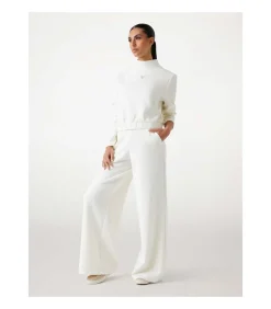 GUESS Olympe High Neck Sweatshirt white Best
