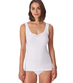 SCHIESSER Onderhemd Cotton Essentials 4P Verpakking van 4 white