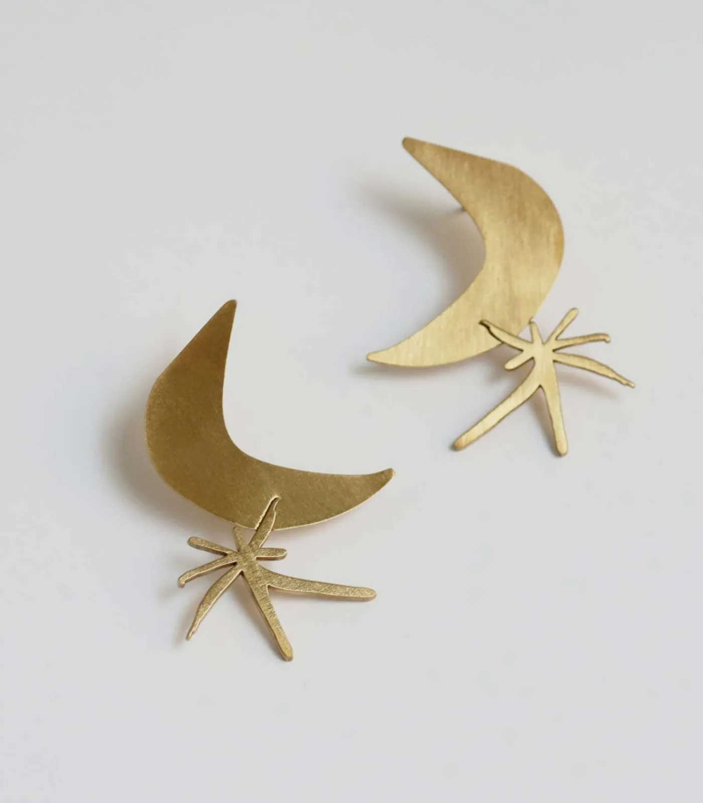 Joidart Oorbellen Miró Jewelry maan en ster gold Best