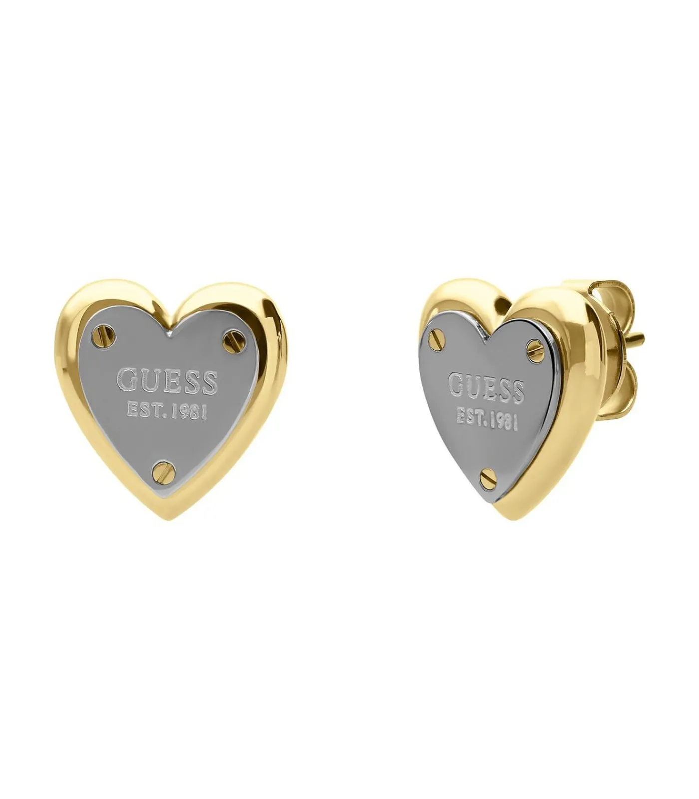 GUESS Oorbellen Staal - Goud- en Zilverkleurig multicolor Sale