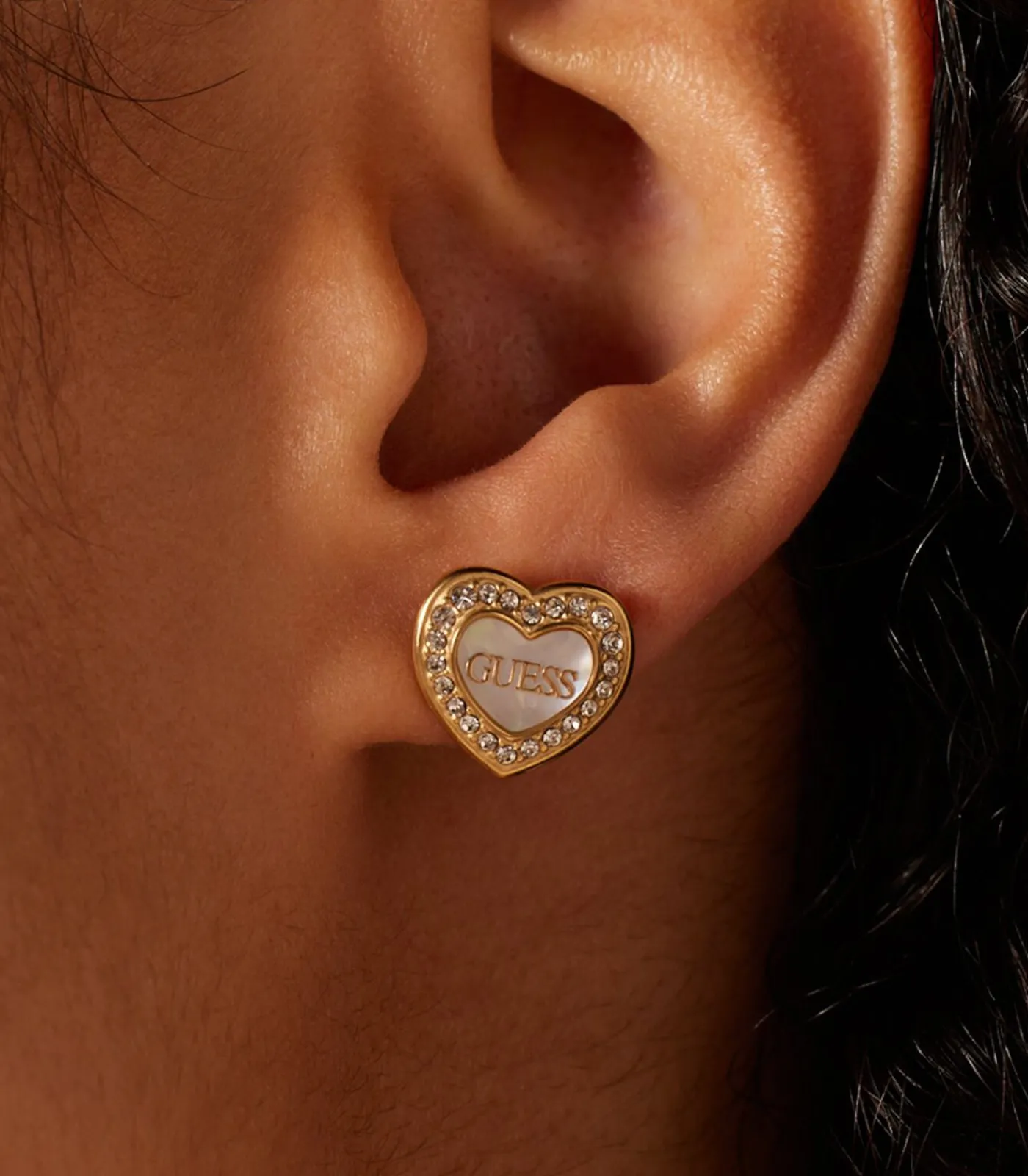 GUESS Oorbellen Staal - Goudkleurig gold Hot