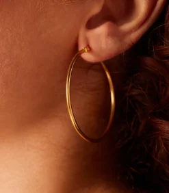Lucardi Oorbellen Staal - Zilverkleurig gold