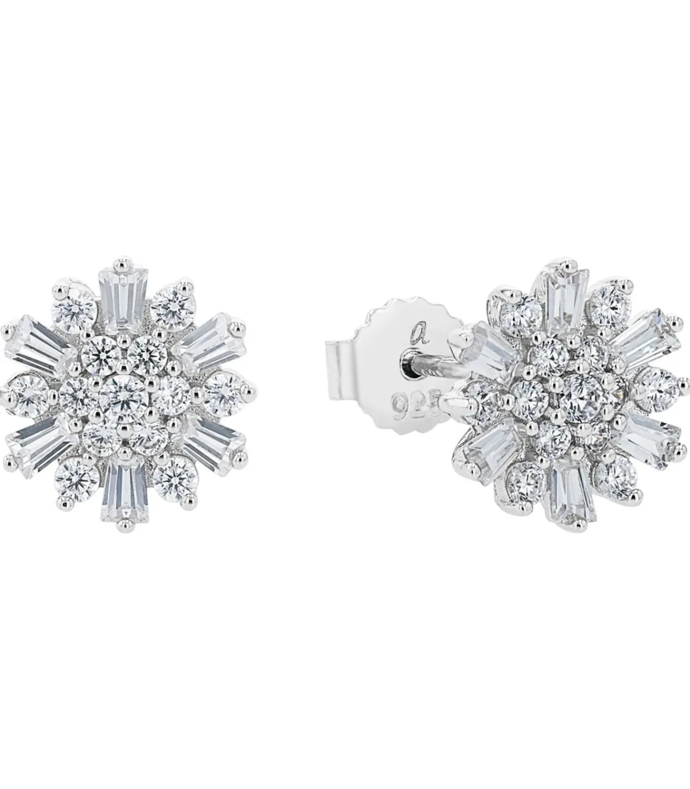 Amor Oorbellen voor dames, 925 Sterling zilver, zirkonia synth. silver Discount