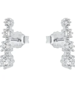 Amor Oorbellen voor dames, 925 Sterling zilver, zirkonia synth. silver Outlet