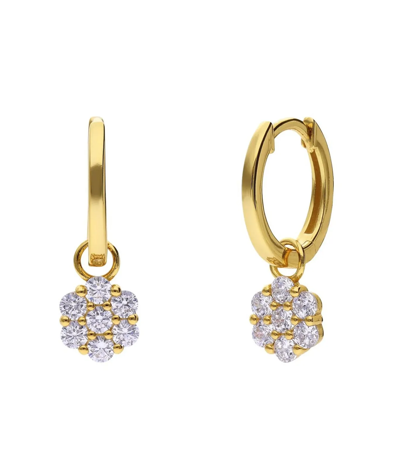 Lucardi Oorbellen Zilver - Zilverkleurig gold Sale