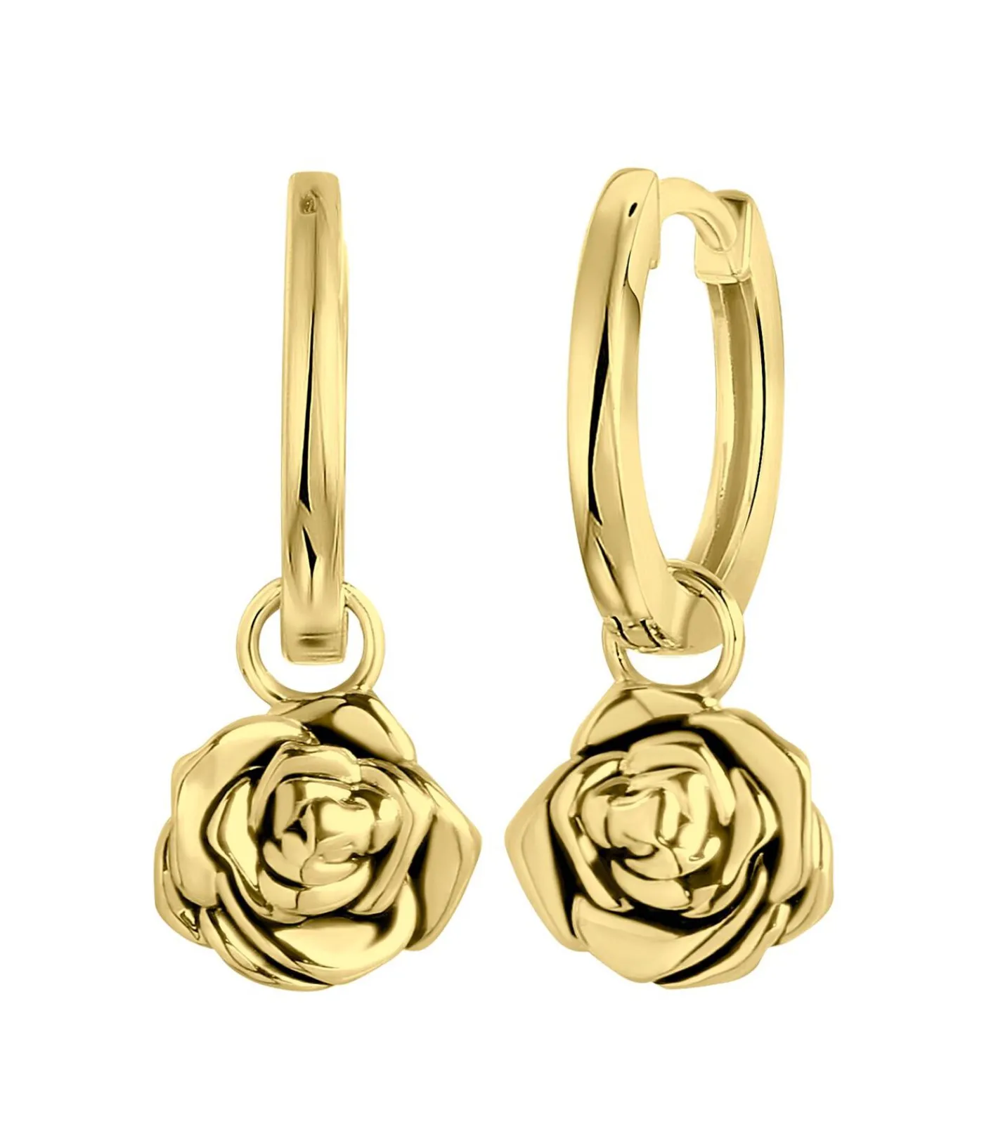 Lucardi Oorbellen Zilver - Zilverkleurig gold Clearance