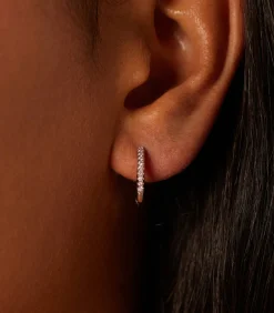 Lucardi Oorbellen Zilver - Zilverkleurig pink Best
