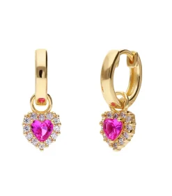 Lucardi Oorbellen Zilver - Zilverkleurig gold Best