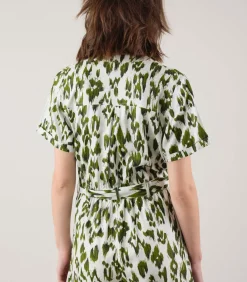 Deeluxe ORISA - Bohemian shorts voor dames orisa darkGreen Hot