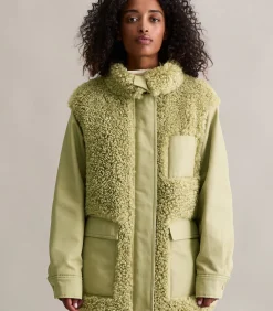 Marc O’Polo DENIM Outdoorjas oversized green Best
