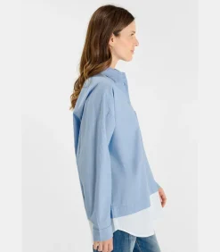 Le Temps des Cerises Overhemd MATIS blue Discount
