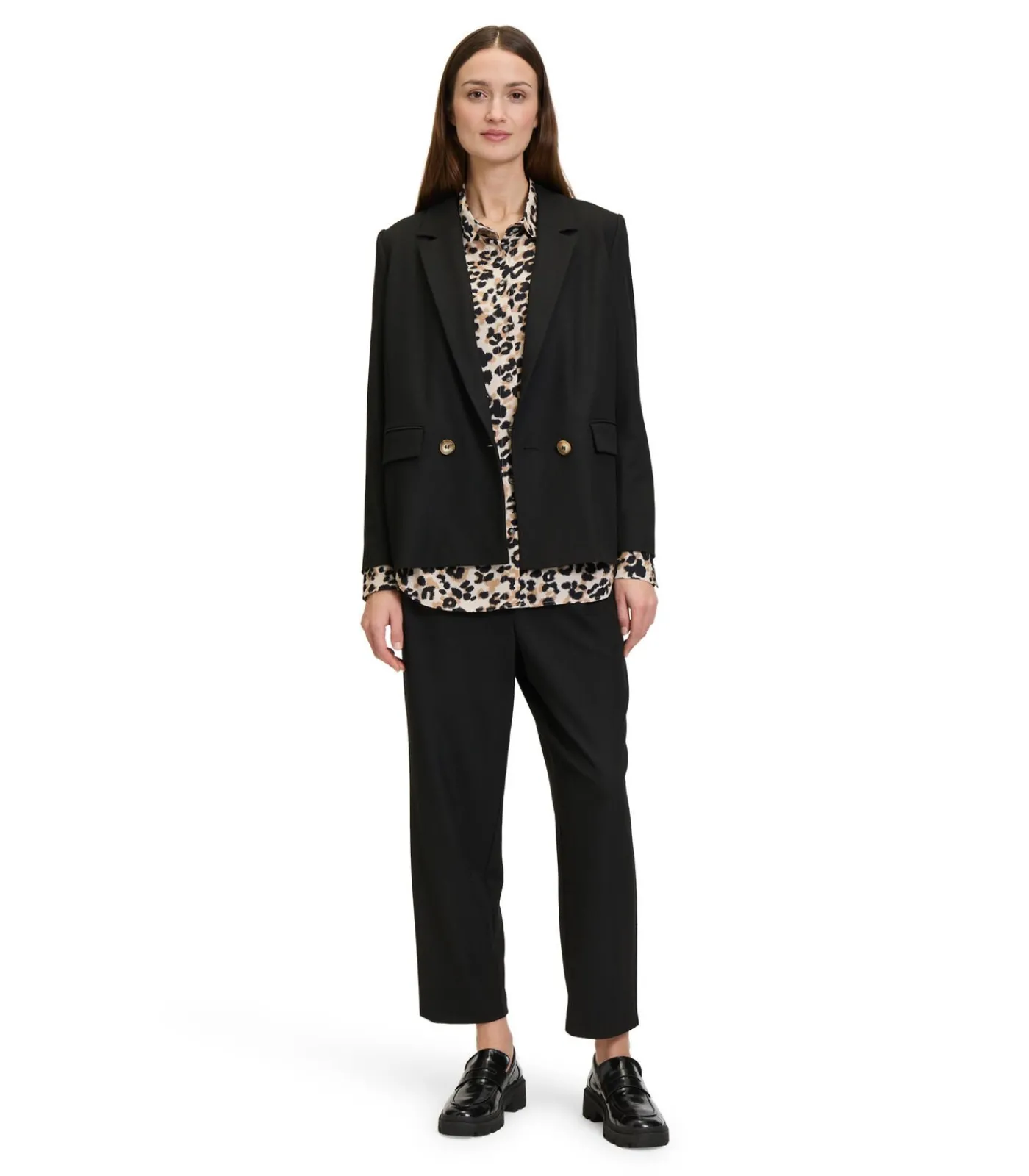 Betty & Co Overhemdblouse beige/blackMulticolor Clearance