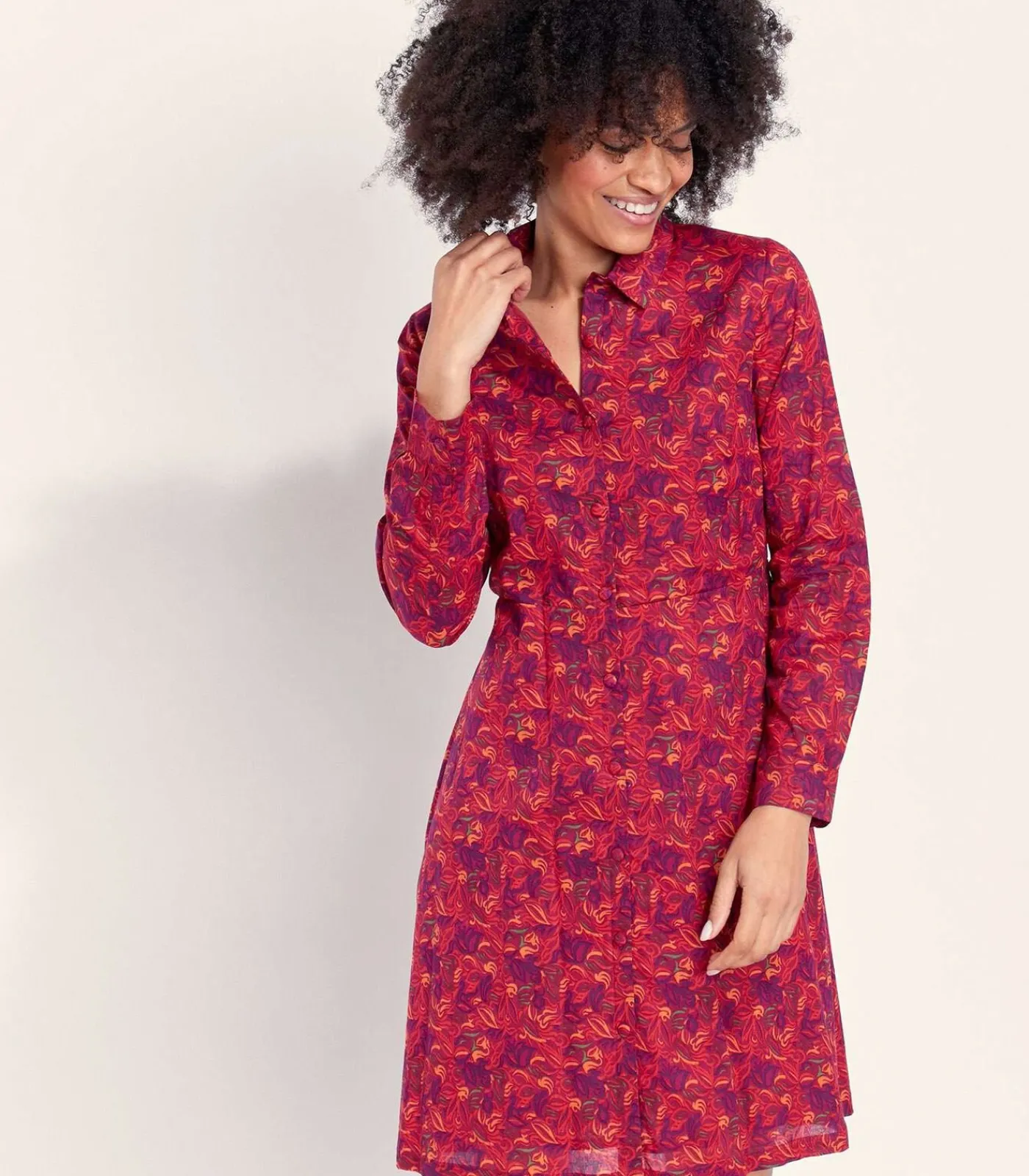 La Fiancée Overhemdjurk AGRA cherryRed Online