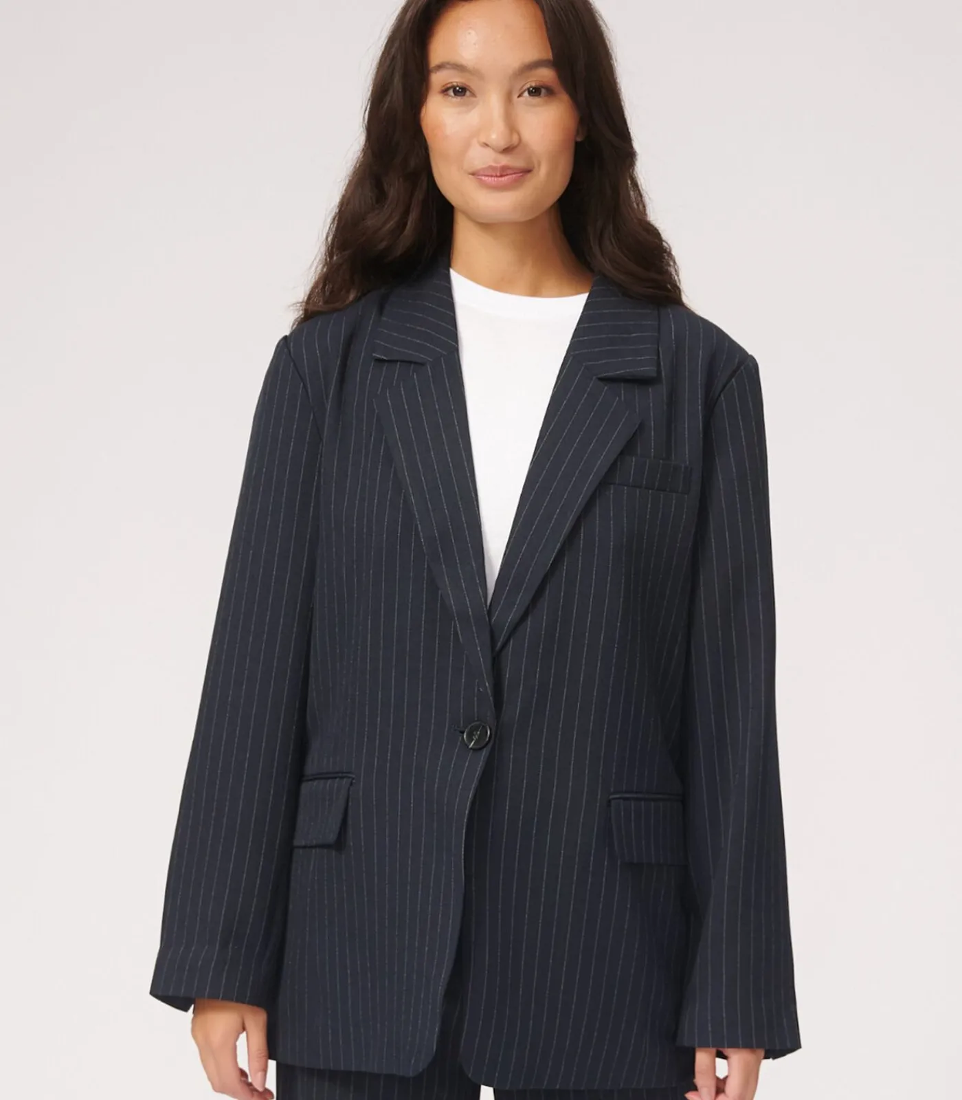 TeeShoppen Oversized Blazer navyBlue Online
