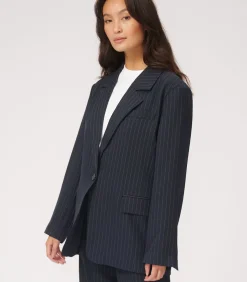 TeeShoppen Oversized Blazer navyBlue Online
