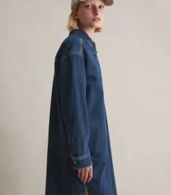Marc O’Polo DENIM Oversized denim polojurk blue Discount