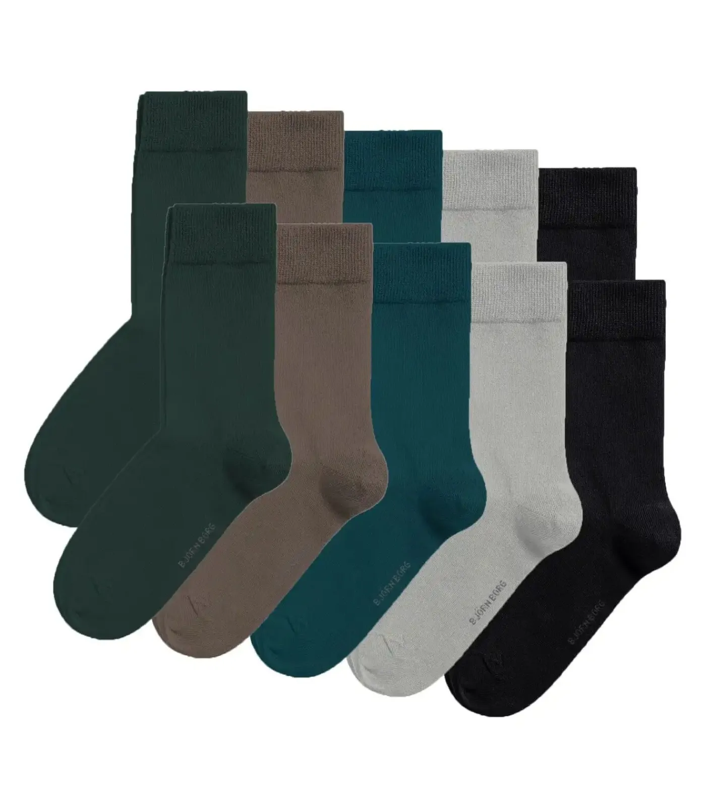 Bjorn Borg 10-paar - heren sokken - Dark Combi - Multipack katoenen sokken multicolor Sale