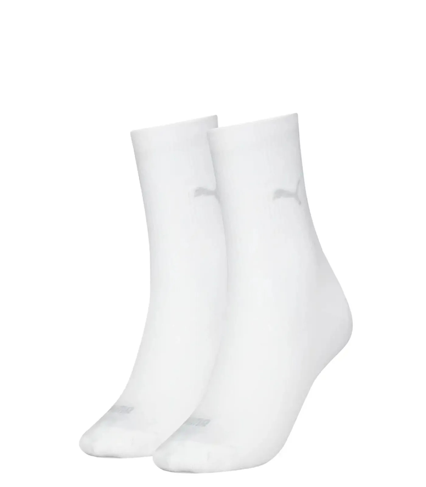 PUMA 2-paar ademende mesh sport sokken - Dames - Dunne katoenen zomer sportsokken white Hot