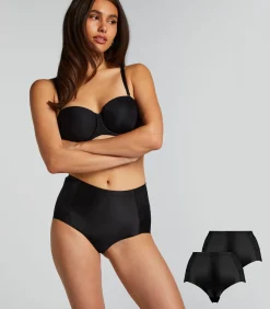 Hunkemöller 2-pack vormende slip black Hot