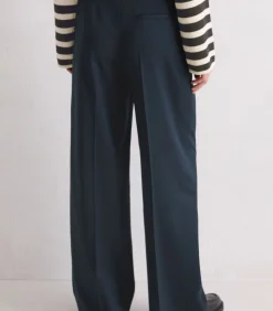Marc O'Polo Pantalon wijde pijp blue Outlet